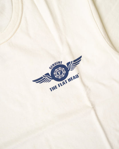 The Flat Head T-Shirt THC 119W TRADEMARK WHITE