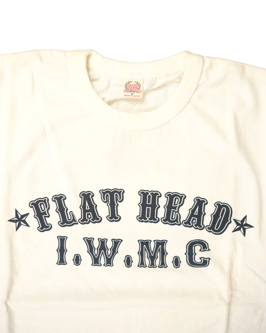 The Flat Head T-Shirt TD 61W IWMC WHITE