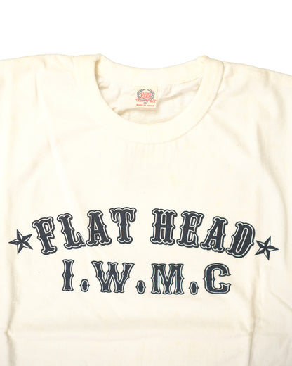 The Flat Head T-Shirt TD 61W IWMC WHITE
