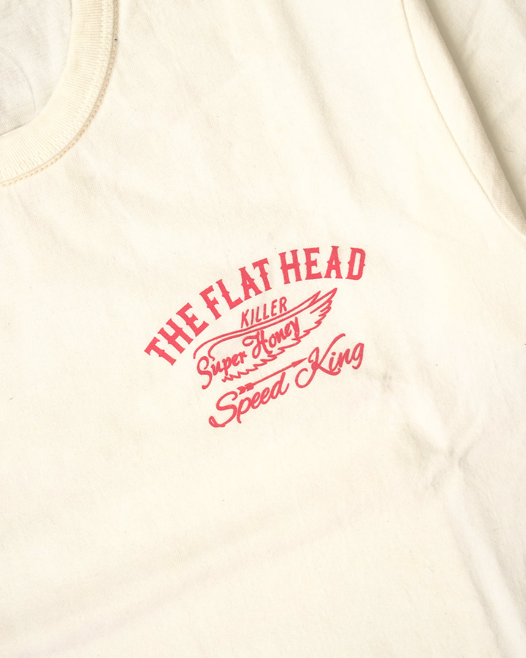 The Flat Head T-Shirt  THC-140W Super Honey White