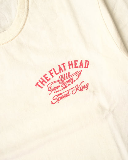 The Flat Head T-Shirt  THC-140W Super Honey White