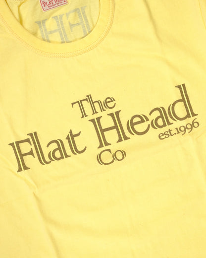 The Flat Head T-Shirt THC 172 Yellow