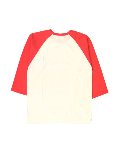 The Flat Head T-Shirt BR-08W FH CHAMP RED WHITE