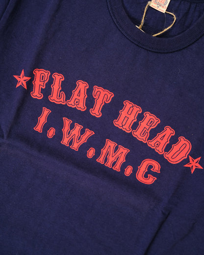 The Flat Head T-Shirt TD 61W IWMC NAVY