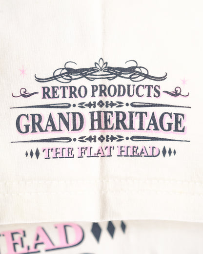 The Flat Head T-Shirt THC 157W RESPECT WHITE