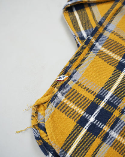 Pure Blue Japan Check Shirt 2222 Camel