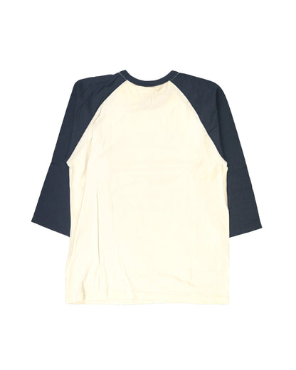 The Flat Head T-Shirt BR-08W FH CHAMP BLACK WHITE