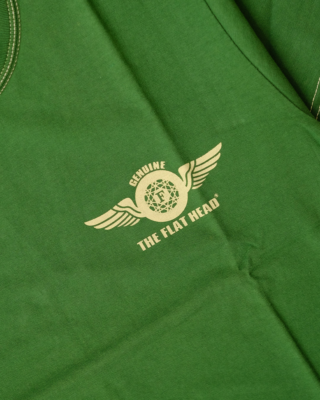The Flat Head T-Shirt THC 119W TRADEMARK GREEN