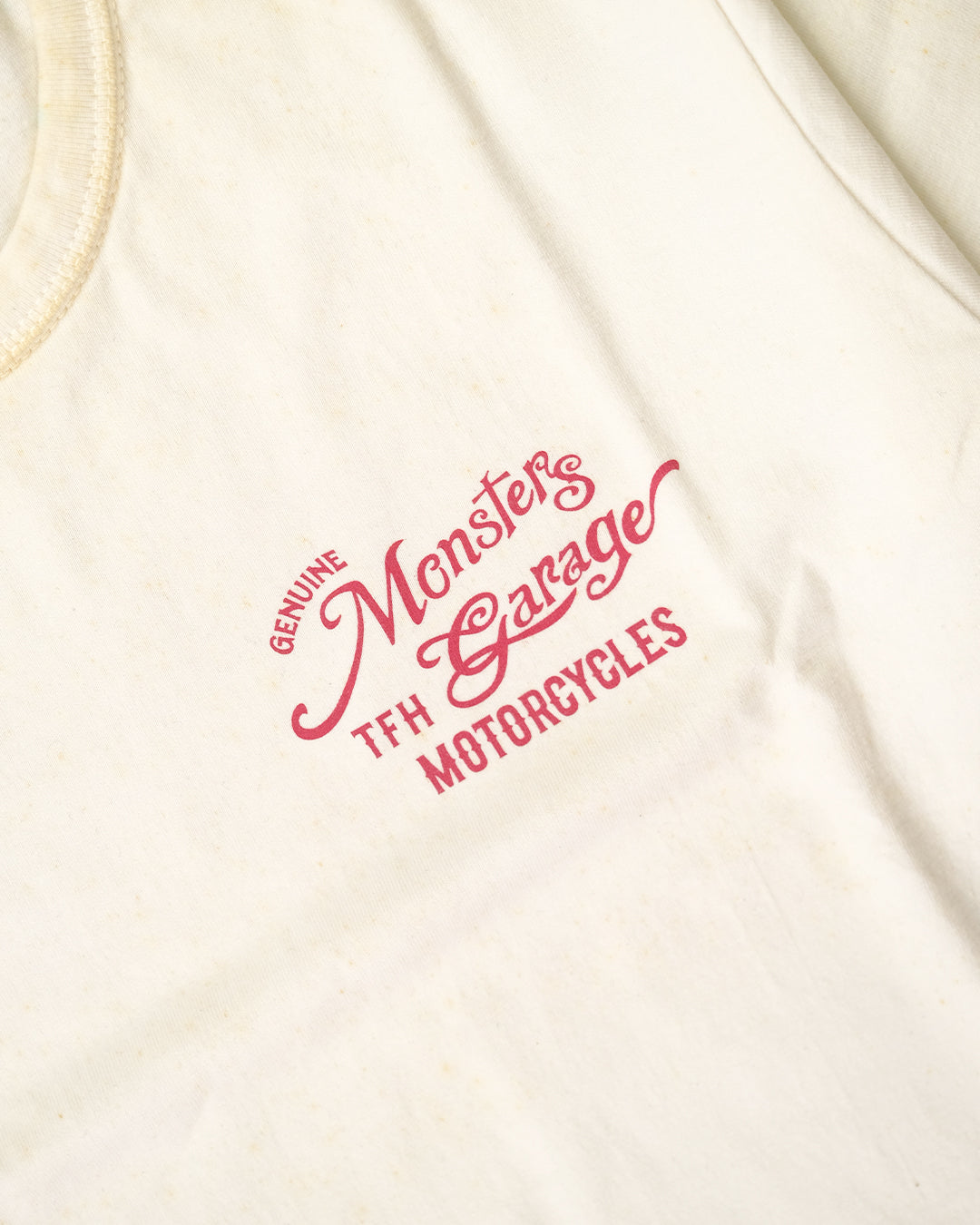 The Flat Head T-Shirt THC 152W MONSTER WHITE