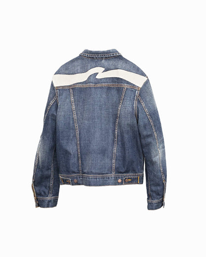Conny Denim Jacket Big Wave Blue