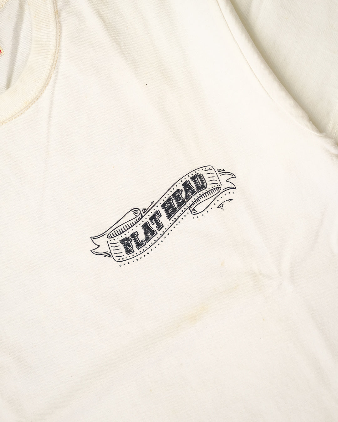 The Flat Head T-Shirt THC 166 FHWAY WHITE