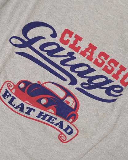 The Flat Head T-Shirt TD-58W CLASSIC GARAGE GRAY