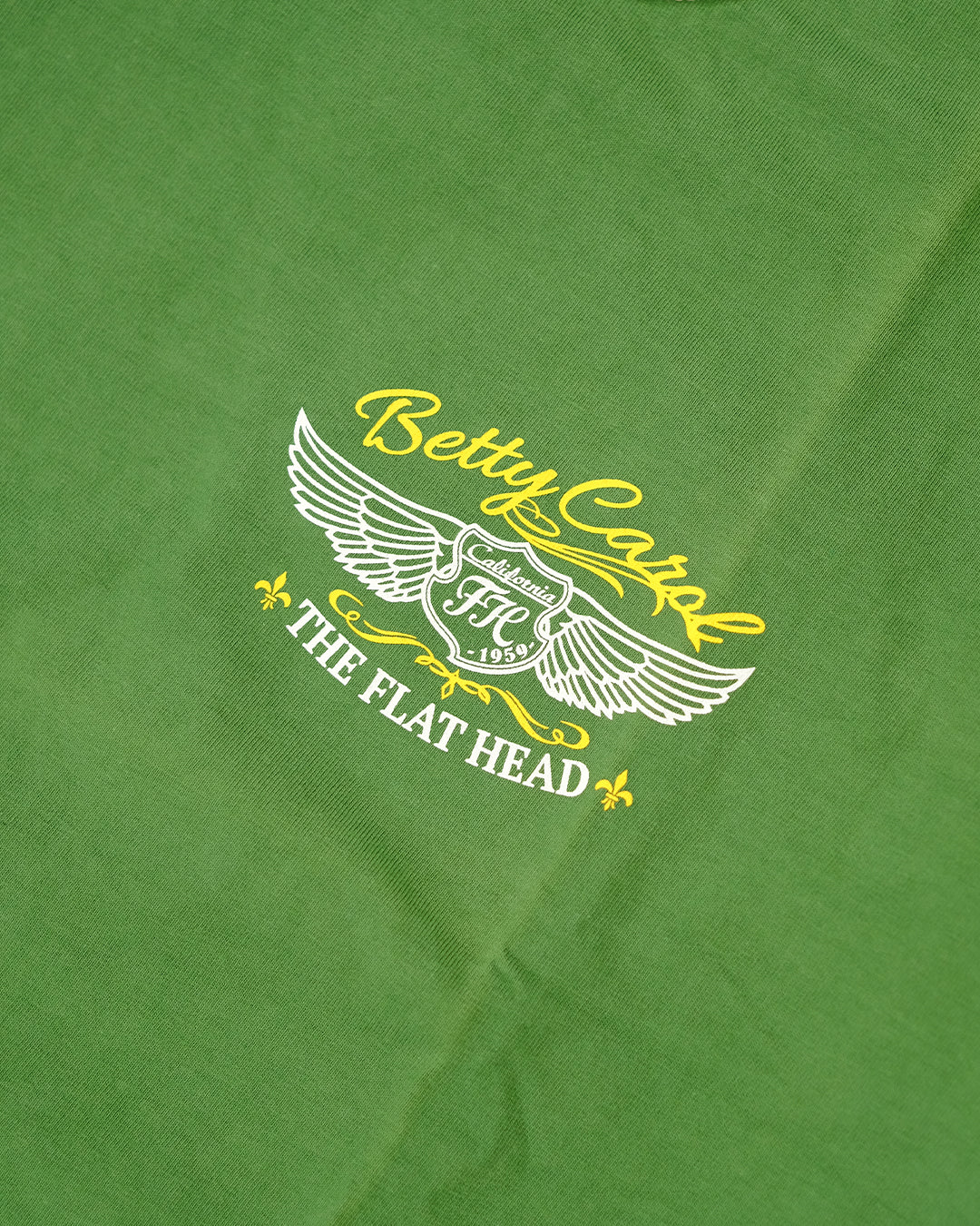 The Flat Head T-Shirt THC 161W BETTY CAROL GREEN
