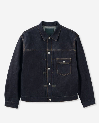 Momotaro Jeans #001 STANDARD TYPE 1 DENIM JACKET 14.7OZ Tokuno Blue MMGJ0001