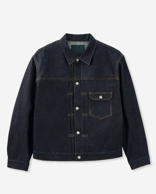 Momotaro Jeans #001 STANDARD TYPE 1 DENIM JACKET 14.7OZ Tokuno Blue MMGJ0001