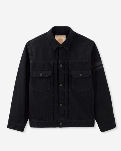 Momotaro Jeans #002 CLASSIC TYPE 2 DENIM JACKET 15.7OZ Black MMGJ1102 BLACK
