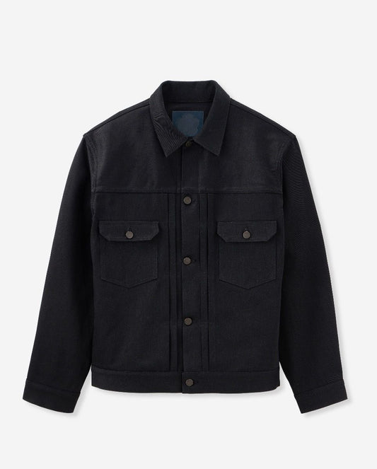 Momotaro Jeans #002 STANDARD TYPE 2 DENIM JACKET 14.7OZ Black MMGJ1002