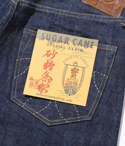 Sugar Cane SC40401A 14oz Hawaiian Indigo Mixed Sugar Cane Denim