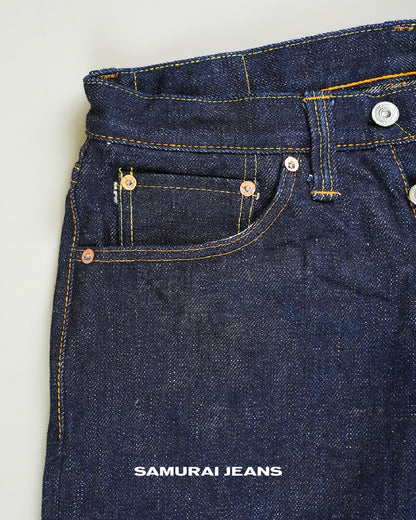 Samurai Jeans 520XX 21 oz Relaxed Tapered Yellow Paint