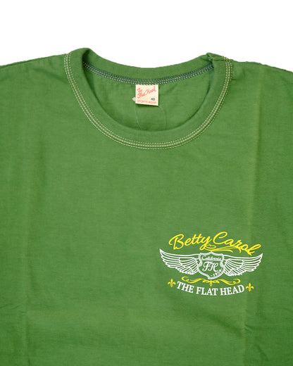 The Flat Head T-Shirt THC 161W BETTY CAROL GREEN