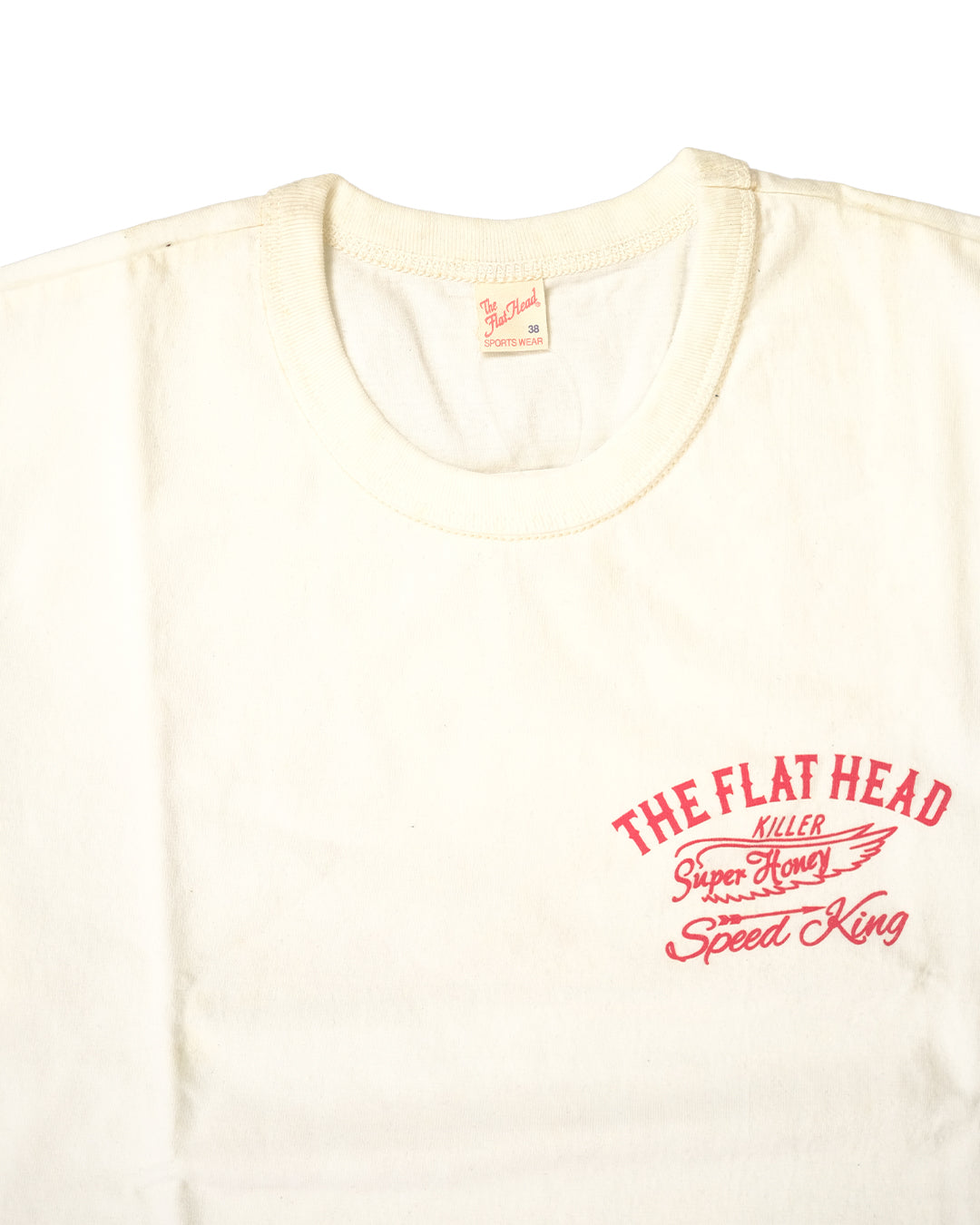 The Flat Head T-Shirt  THC-140W Super Honey White