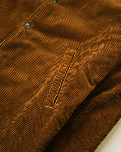 Momotaro MXOT1304 Corduroy Coach Jacket Brown