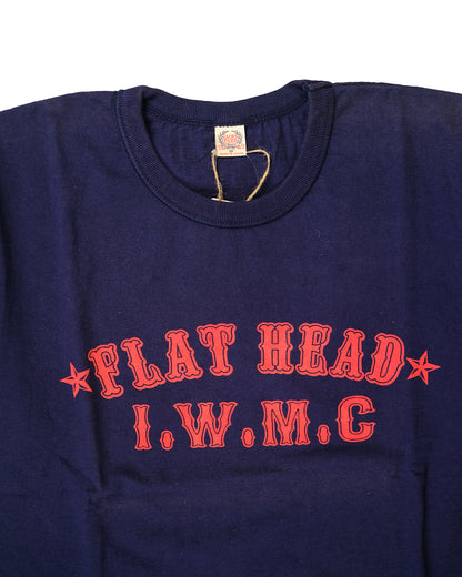 The Flat Head T-Shirt TD 61W IWMC NAVY