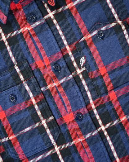 Pure Blue Japan Check Shirt 2222 Navy