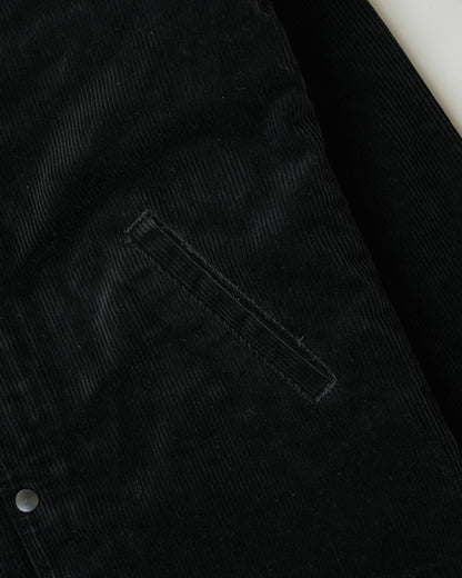 Momotaro MXOT1304 Corduroy Coach Jacket Black