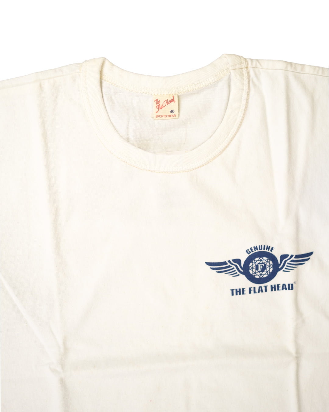 The Flat Head T-Shirt THC 119W TRADEMARK WHITE
