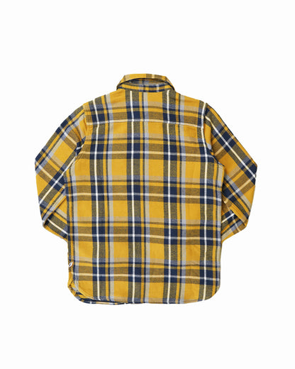 Pure Blue Japan Check Shirt 2222 Camel