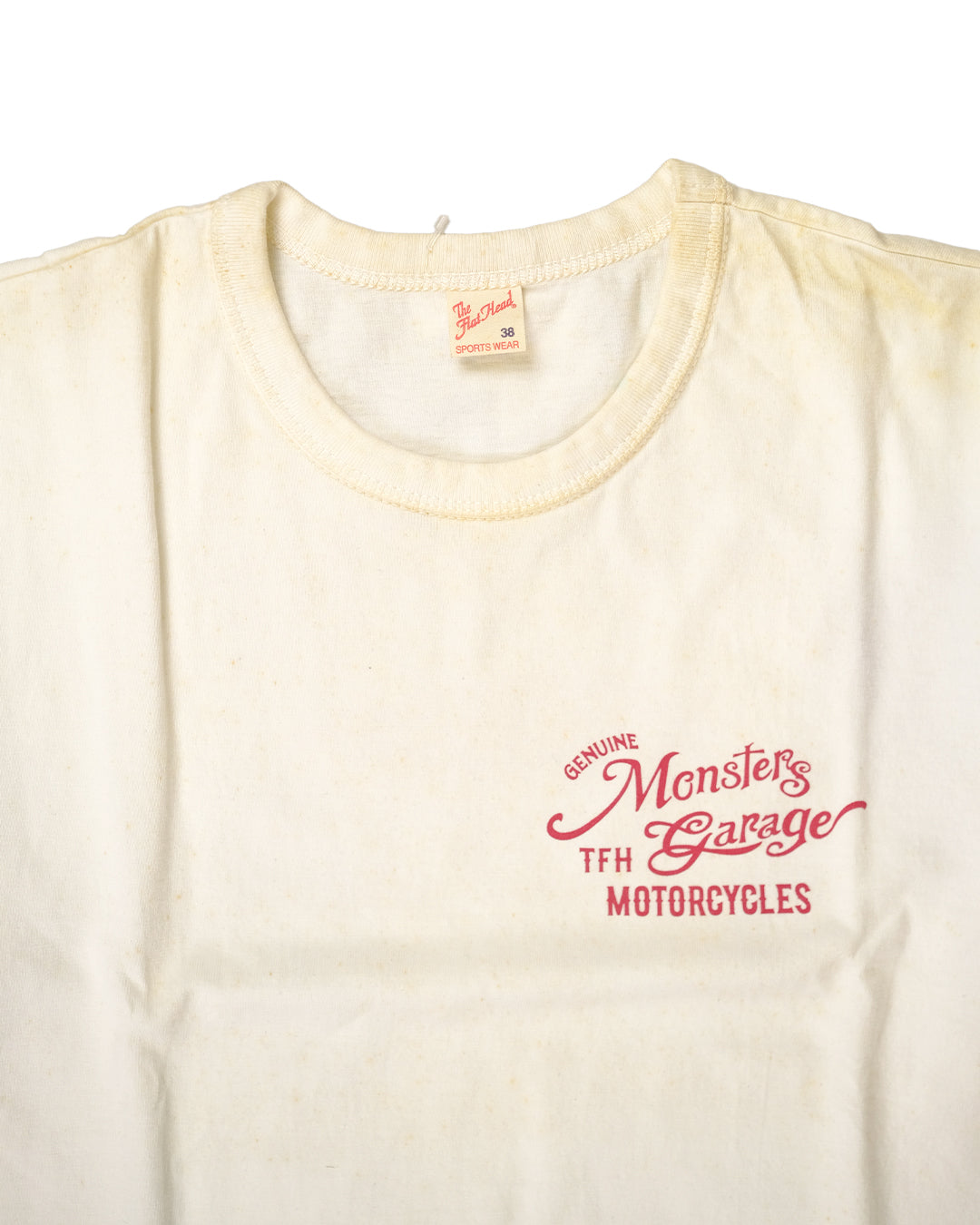 The Flat Head T-Shirt THC 152W MONSTER WHITE