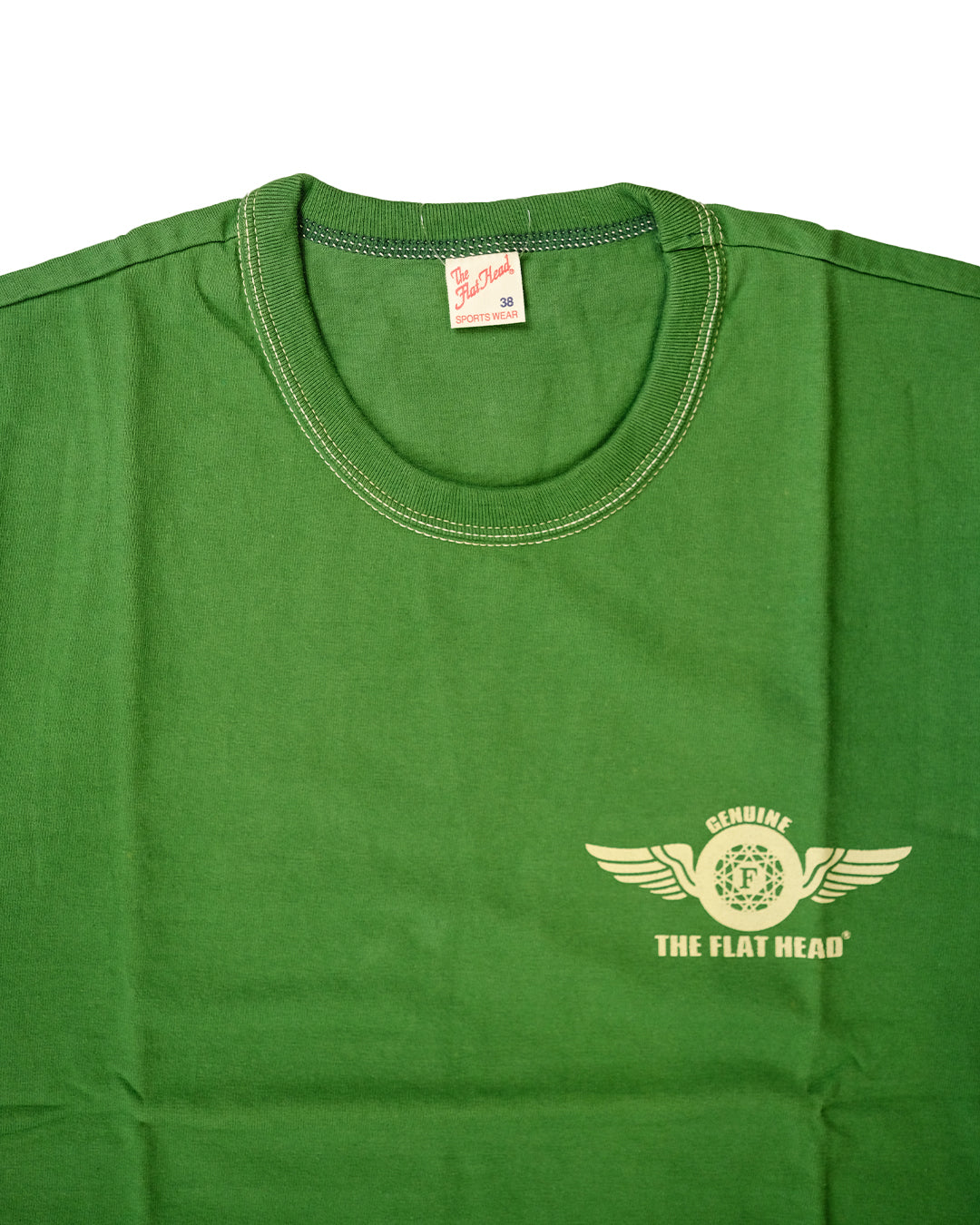 The Flat Head T-Shirt THC 119W TRADEMARK GREEN