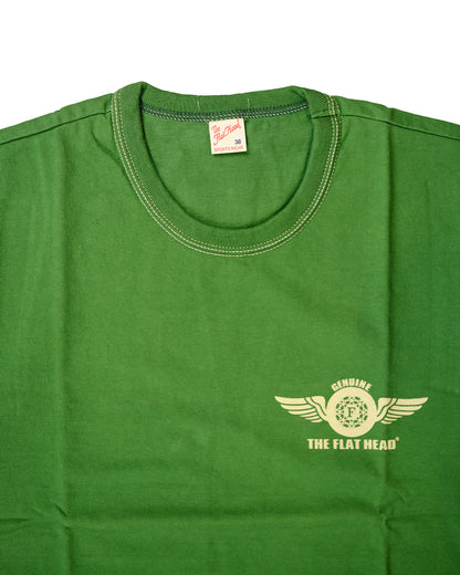 The Flat Head T-Shirt THC 119W TRADEMARK GREEN