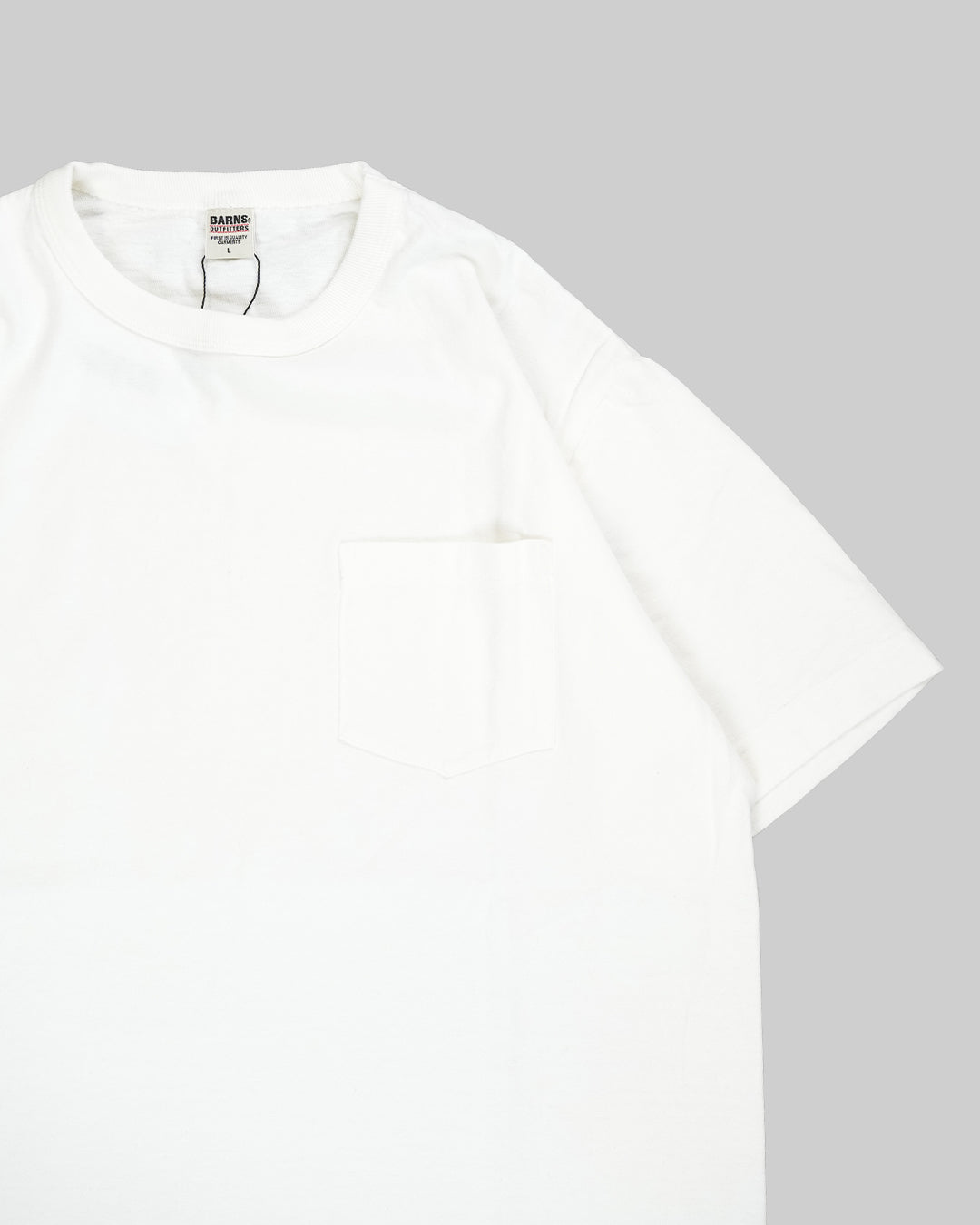 Barns Outfitters BR-11000 Tsuri-Ami Crew Tee White