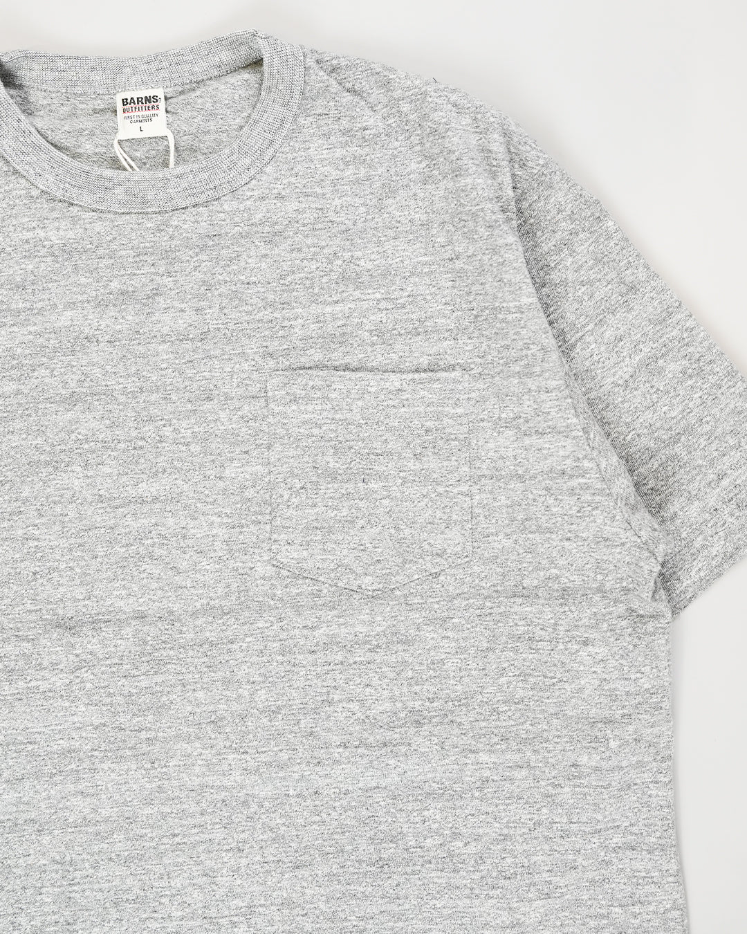 Barns Outfitters BR-11000 Tsuri-Ami Crew Tee Grey