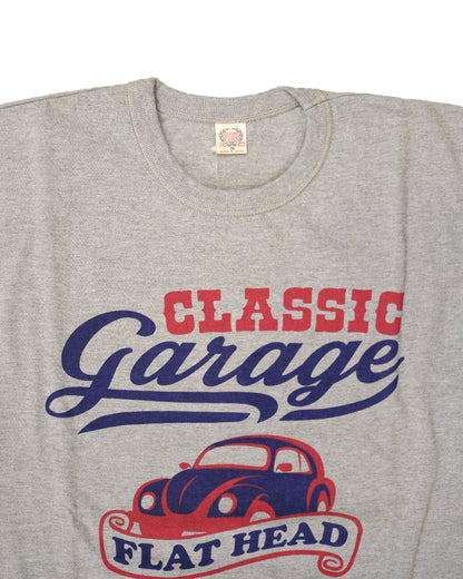 The Flat Head T-Shirt TD-58W CLASSIC GARAGE GRAY