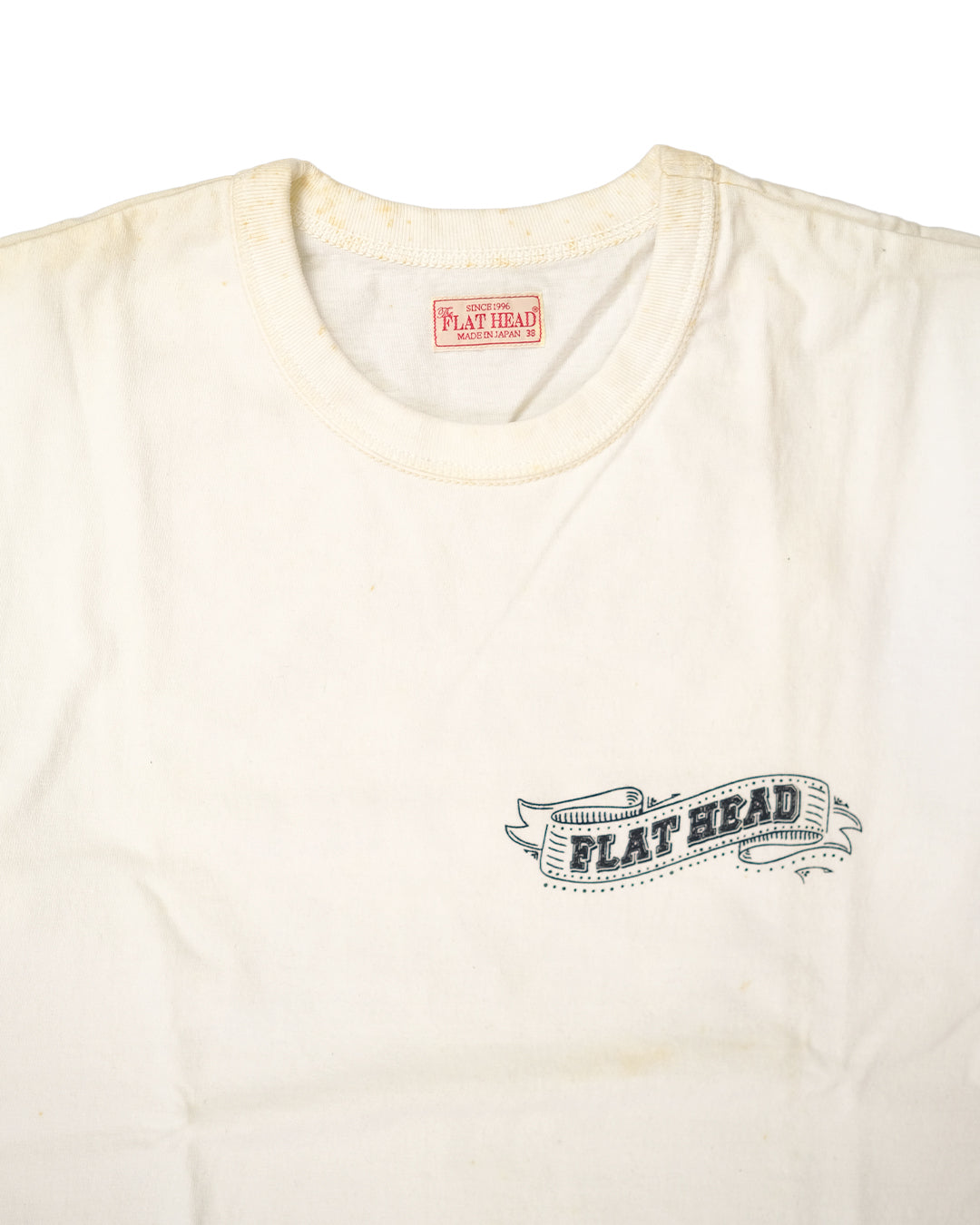 The Flat Head T-Shirt THC 166 FHWAY WHITE