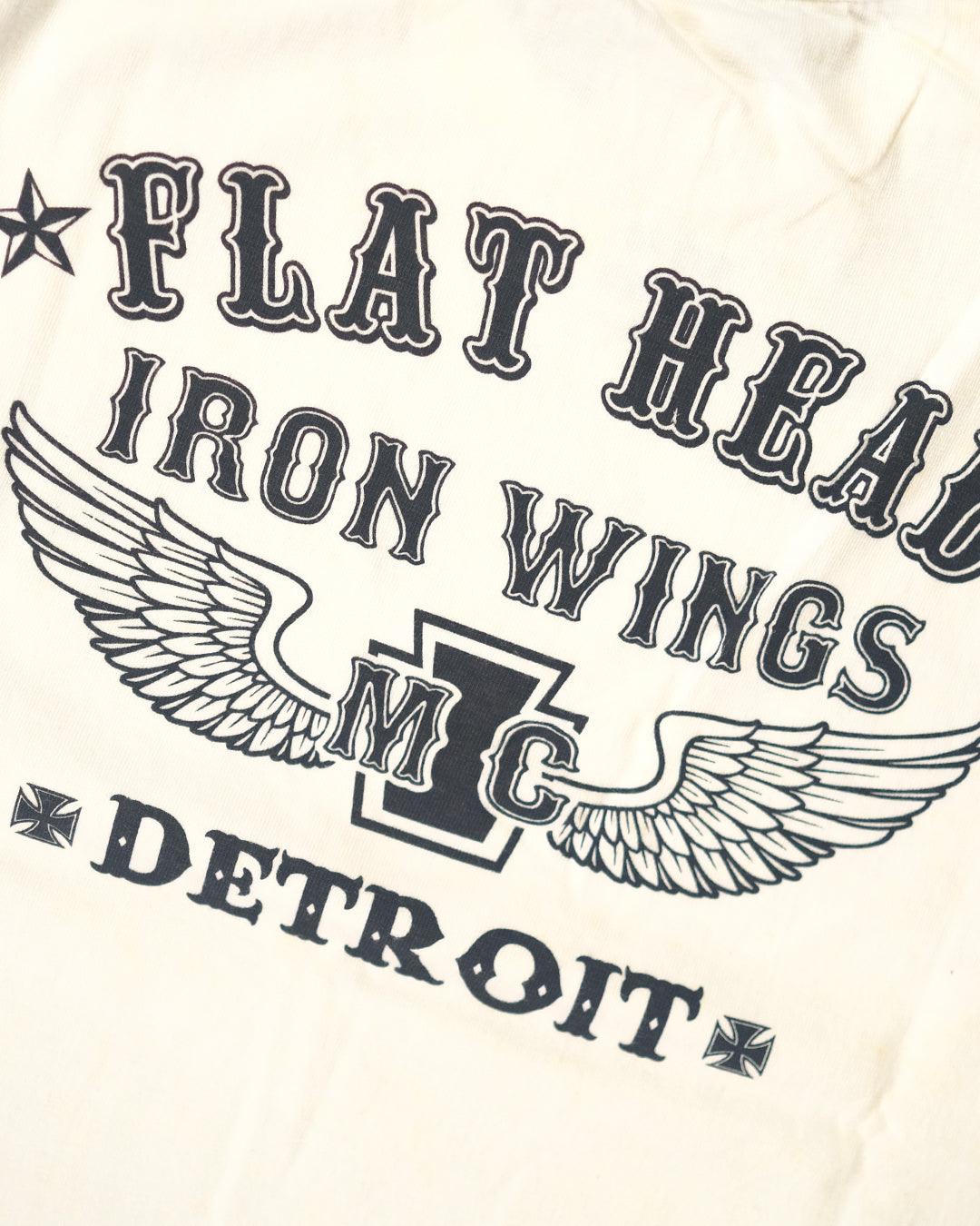 The Flat Head T-Shirt TD 61W IWMC WHITE