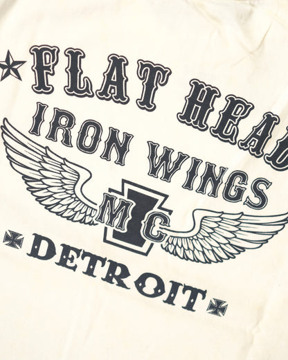 The Flat Head T-Shirt TD 61W IWMC WHITE