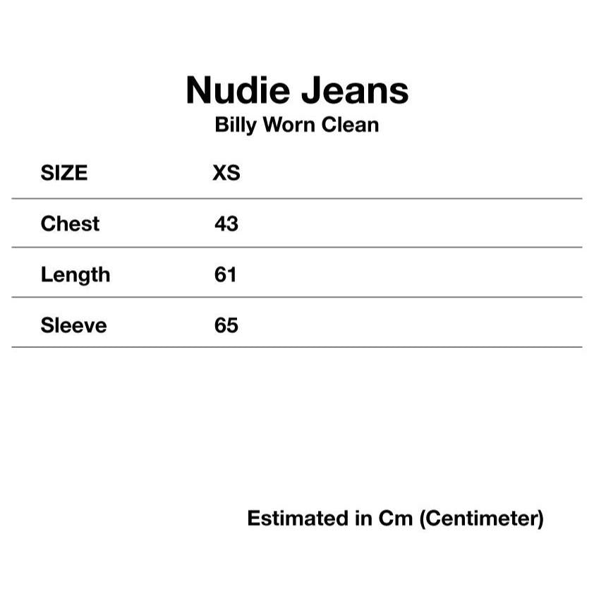 Billy Worn Clean Denim