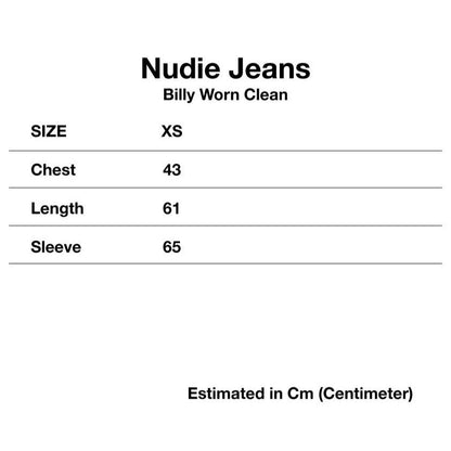 Billy Worn Clean Denim