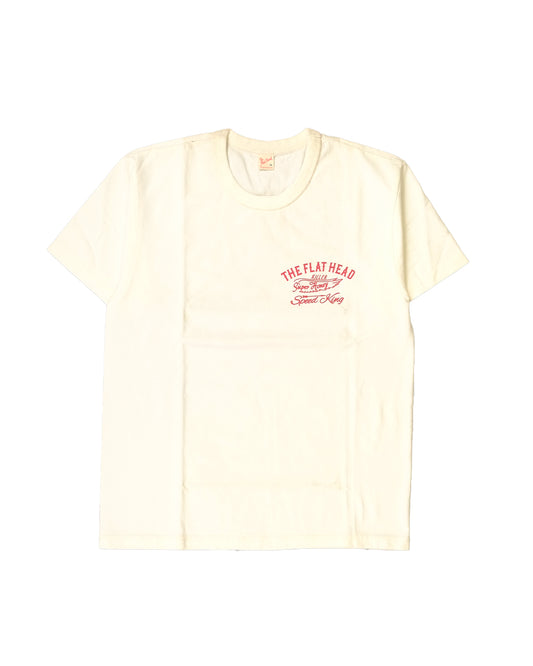 The Flat Head T-Shirt  THC-140W Super Honey White