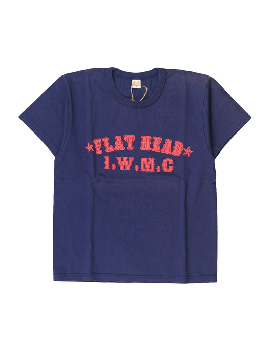 The Flat Head T-Shirt TD 61W IWMC NAVY
