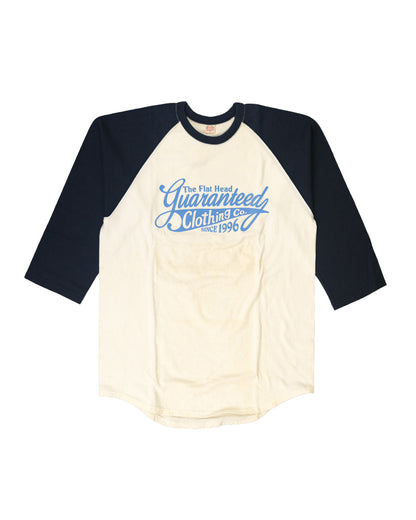 The Flat Head T-Shirt BR-01W WHITE BLACK