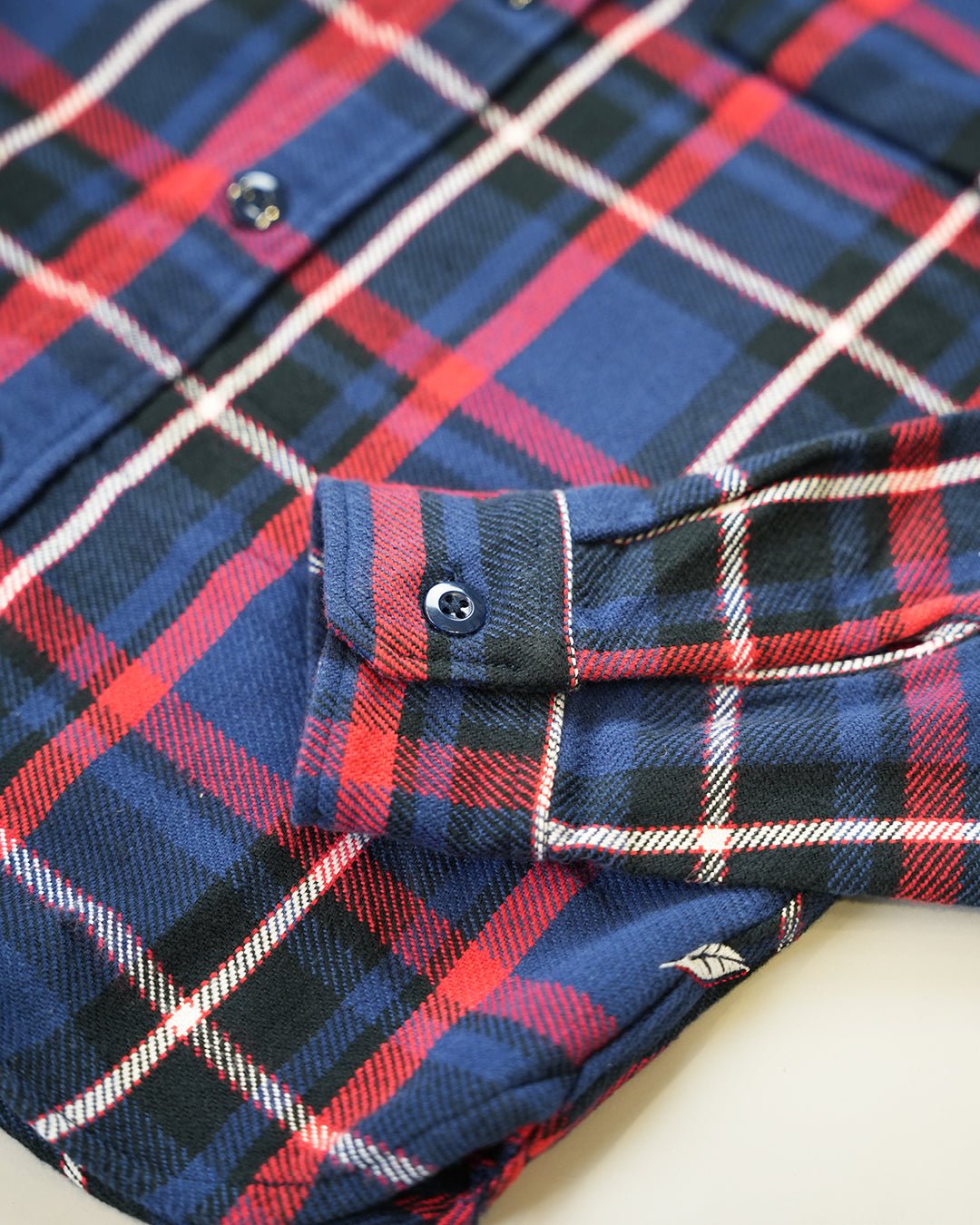 Pure Blue Japan Check Shirt 2222 Navy