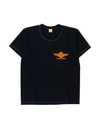 The Flat Head T-Shirt THC 119W TRADEMARK BLACK