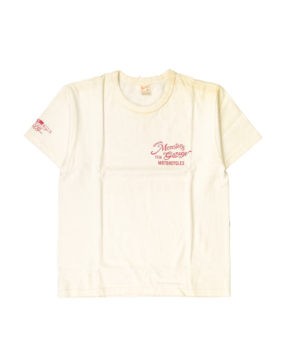 The Flat Head T-Shirt THC 152W MONSTER WHITE