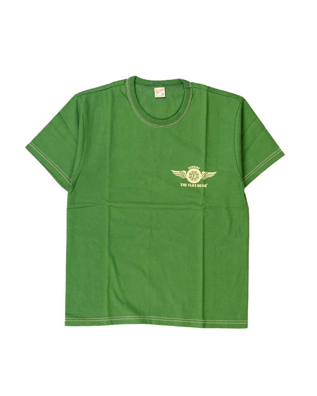 The Flat Head T-Shirt THC 119W TRADEMARK GREEN