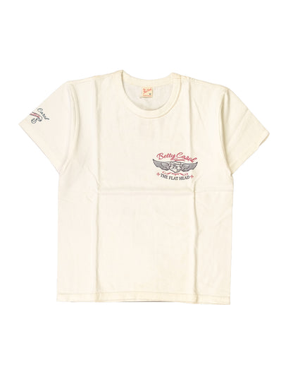 The Flat Head T-Shirt THC 161W BETTY CAROL WHITE